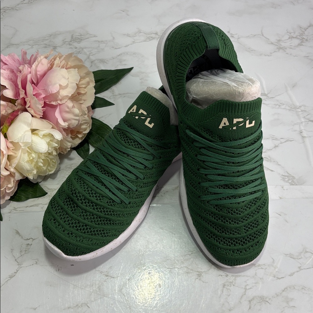 APL Forest Green Men’s TechLoom Wave Athletic Shoes | Size 9.5 NIB - Picture 2 of 6